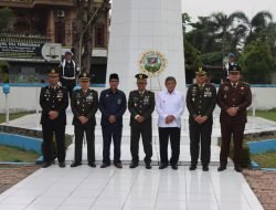 Sambut HUT TNI ke-78 Polresta Deli Serdang Ziarah Di Taman Makam Pahlawan Lubuk Pakam