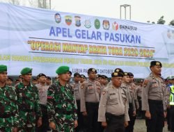 Polresta Deli Serdang Apel Gelar Pasukan Ops Mantap Brata Toba 2023 – 2024