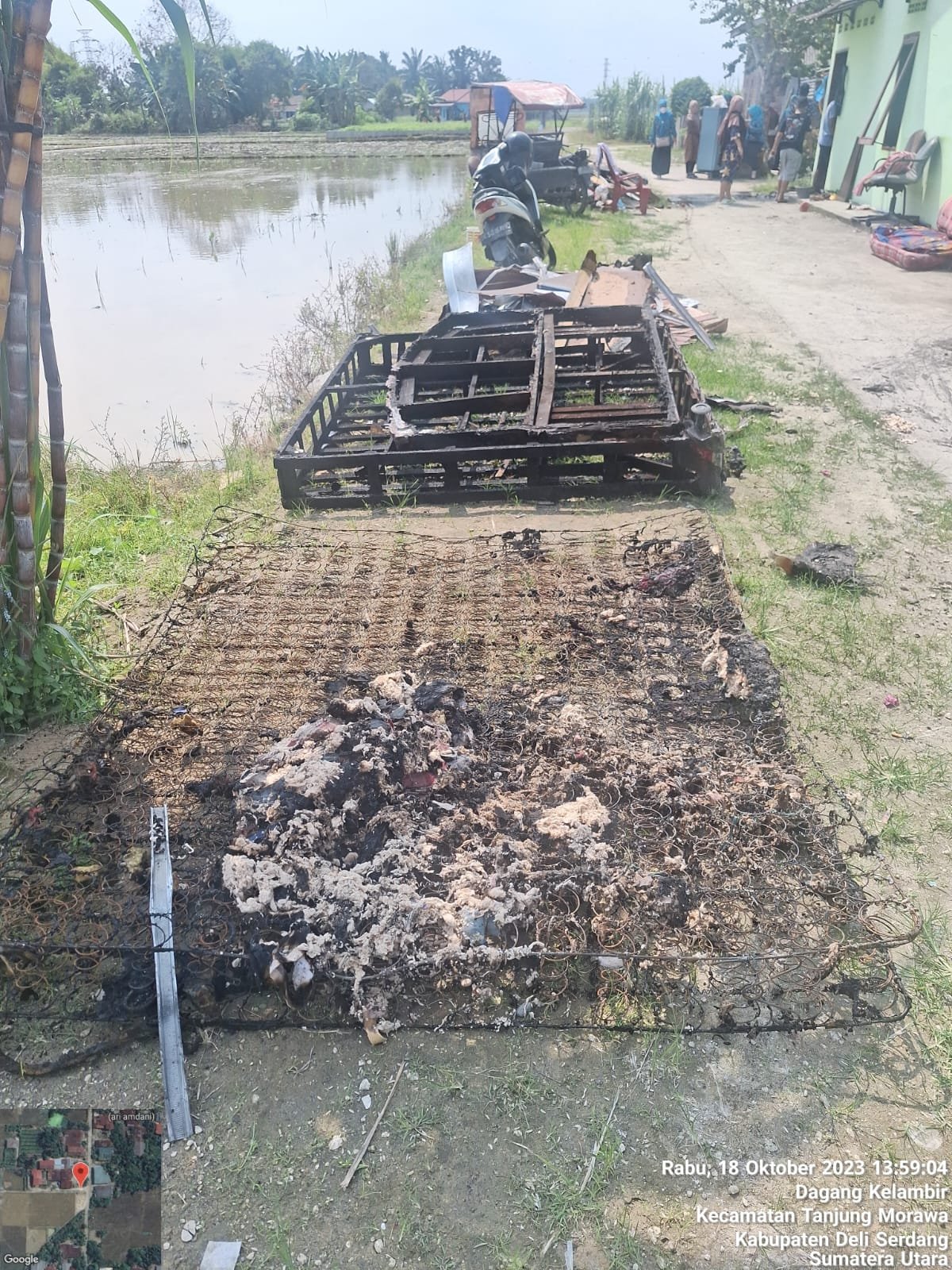 Rumah Kepala Dusun Wonosari Dilalap Sijago Merah