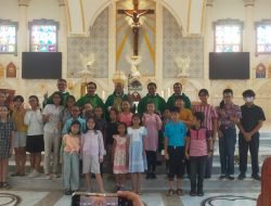 Jelang Pesparani III Utusan LP3KD Sumsel Adakan Pre Kompetisi dan Misa Perutusan
