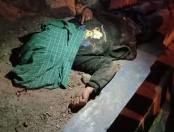 Pria Bertato Ditemukan Tewas Ditrotoar Jalan