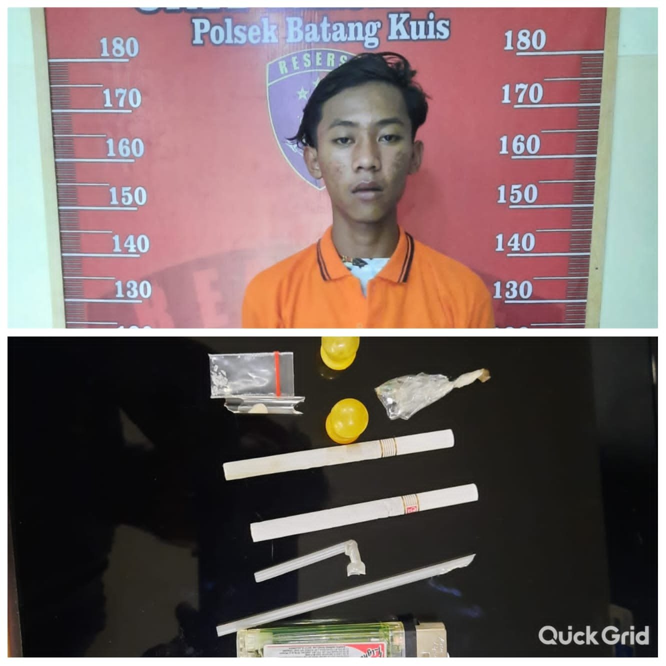Polsek Batang Kuis Ciduk Pengguna Sabu, BB 0,49 Gram