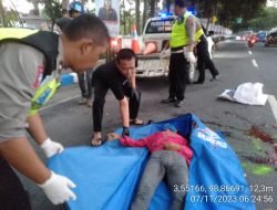 Diduga Korban Tabrak Lari, Wanita Pejalan Kaki Tewas Ditempat