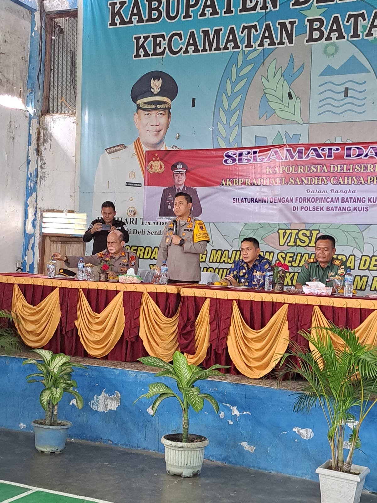 Kunker Kapolresta Deli Serdang Ke Polsek Batang Kuis