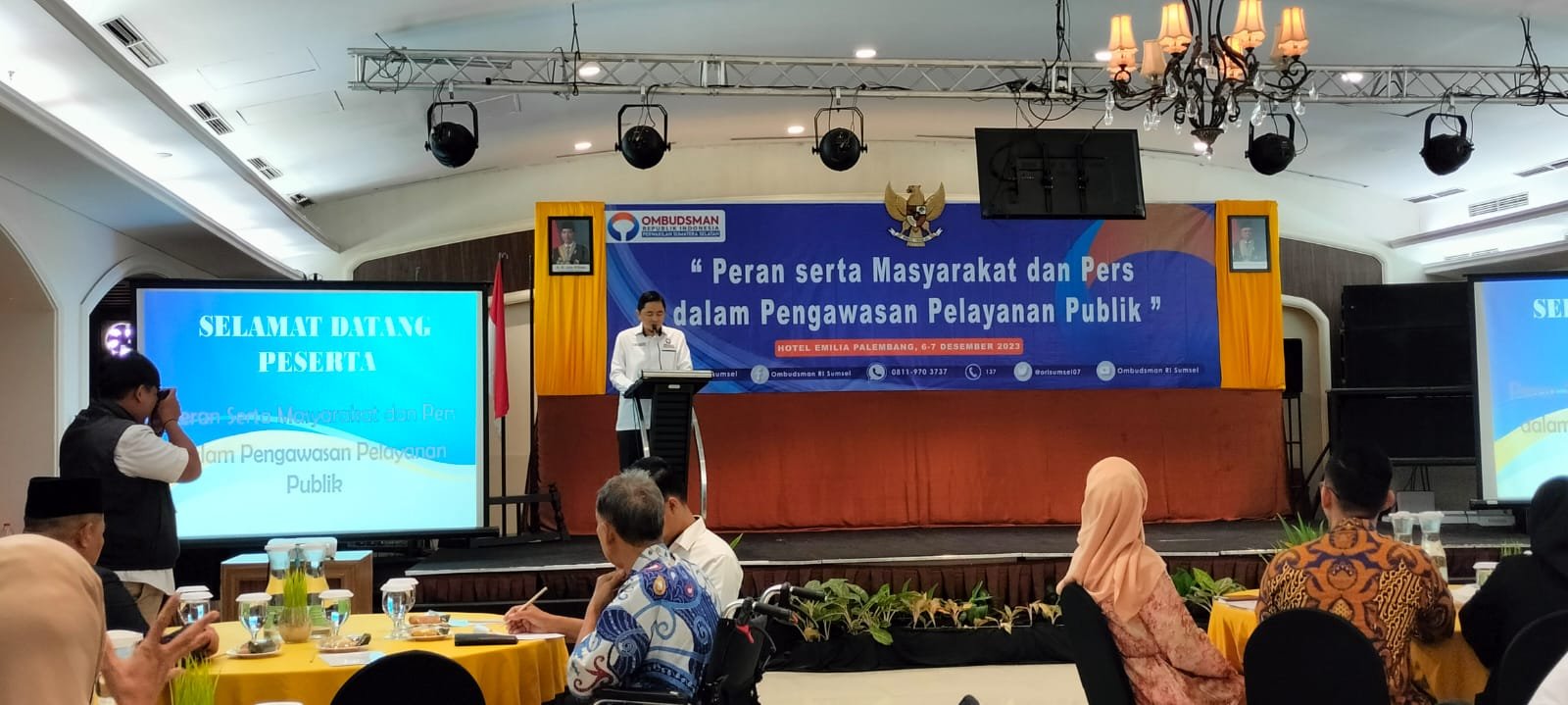 Ombudsman Sumsel mengadakan Diskusi Pengawasan Pelayanan bersama Tokoh Masyarakat dan Pemuda Palembang