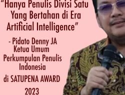 “HANYA PENULIS DIVISI SATU YANG AKAN BERTAHAN DI ERA ARTIFICIAL INTELLIGENCE”