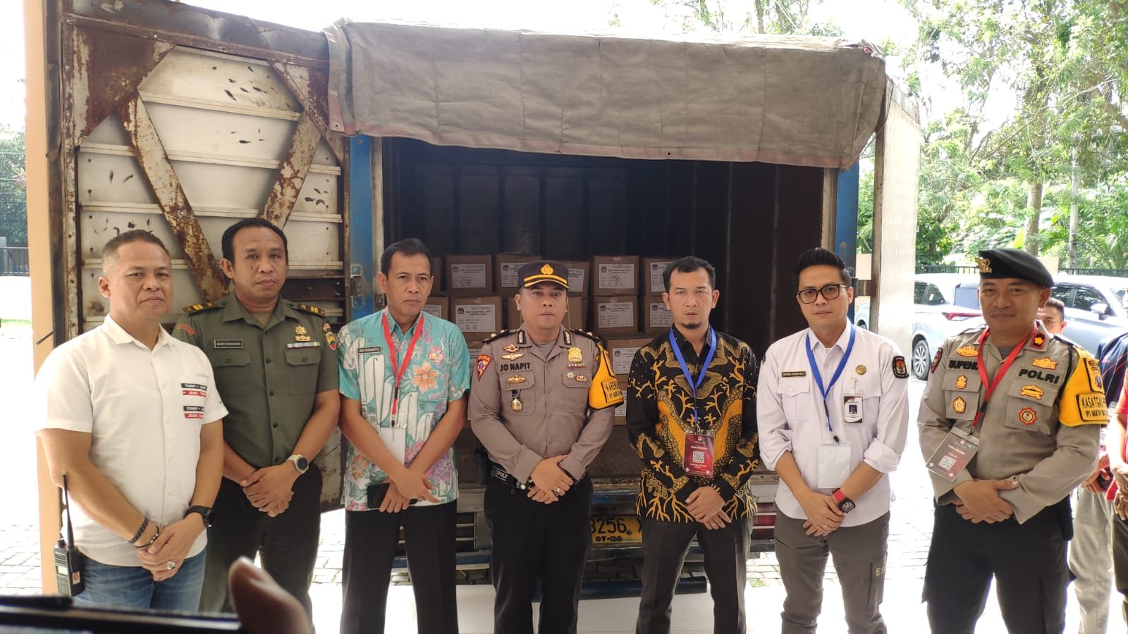 Polresta Deli Serdang, Pengamanan Pelipatan Surat Suara Pemilu 2024