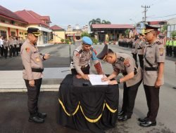 Kapolresta Deli Serdang Lantik Wakapolresta Deli Serdang Dan Pimpin Sertijab Kasat Reskrim, Kasat Lantas Dan Kapolsek Gunung Meriah