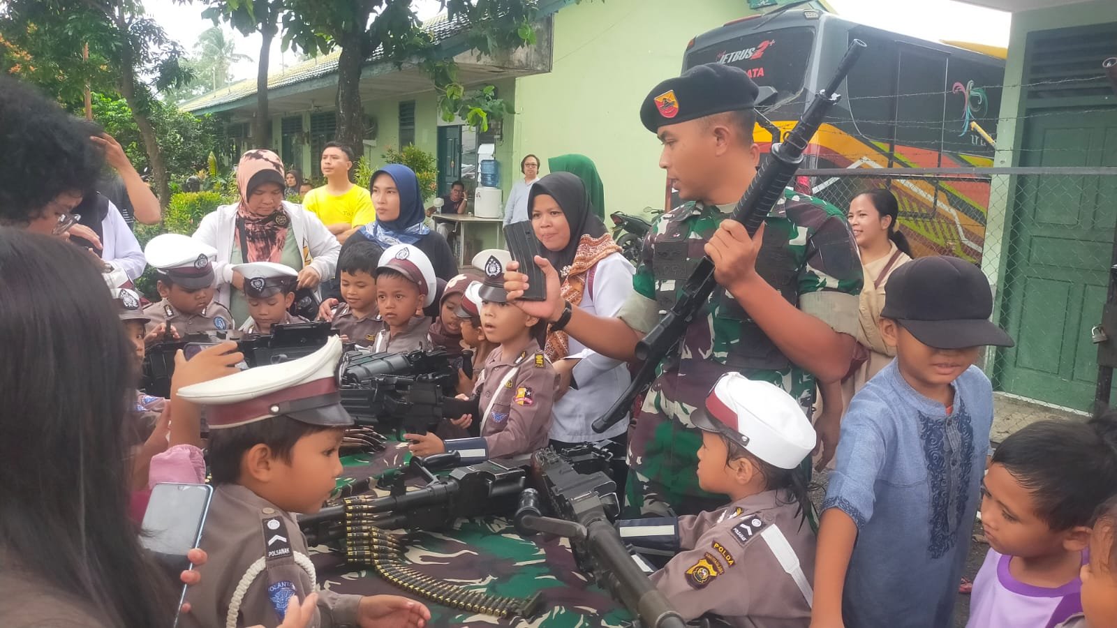Kompi Kav 5 GCC Kenten Palembang Edukasi Persenjataan TNI AD Kompi Kav 5 GCC Kenten Palembang Edukasi Persenjataan TNI AD