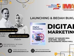 Dr Sulaiman Helmi Dosen UBD Lounching dan Bedah Buku : Jelajahi Dunia Digital Marketing