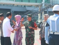 Pangdam I/BB Melepas Presiden Dan Ibu Negara Kembali Menuju Jakarta
