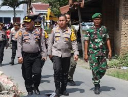 Kapolresta Deli Serdang Cek dan Pantau Langsung Pelaksanaan Pemungutan Suara di TPS