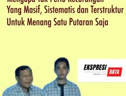 Ekspresi Data: MENGAPA BISA MENANG TELAK SATU PUTARAN SAJA?