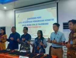 BBPOM di Palembang Melakukan Intensifikasi Pengawasan Kosmetik di Sumatera Selatan tahun 2024