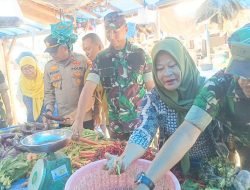 Cegah Inflasi, Dandim 0204/DS Cek Harga Ke Pasar Bakaran Batu Lubuk Pakam