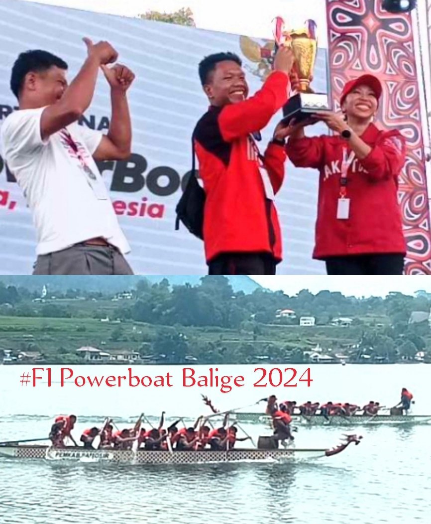 Ajang F1 Powerboat 2024 Tim Taput Juara Lomba Solu Bolon Dan Samosir Juara Runner Up
