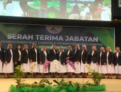 Sr.M.Henrika,F.Ch Dikukuhkan Ketua Yayasan Rumah Sakit Charitas Palembang