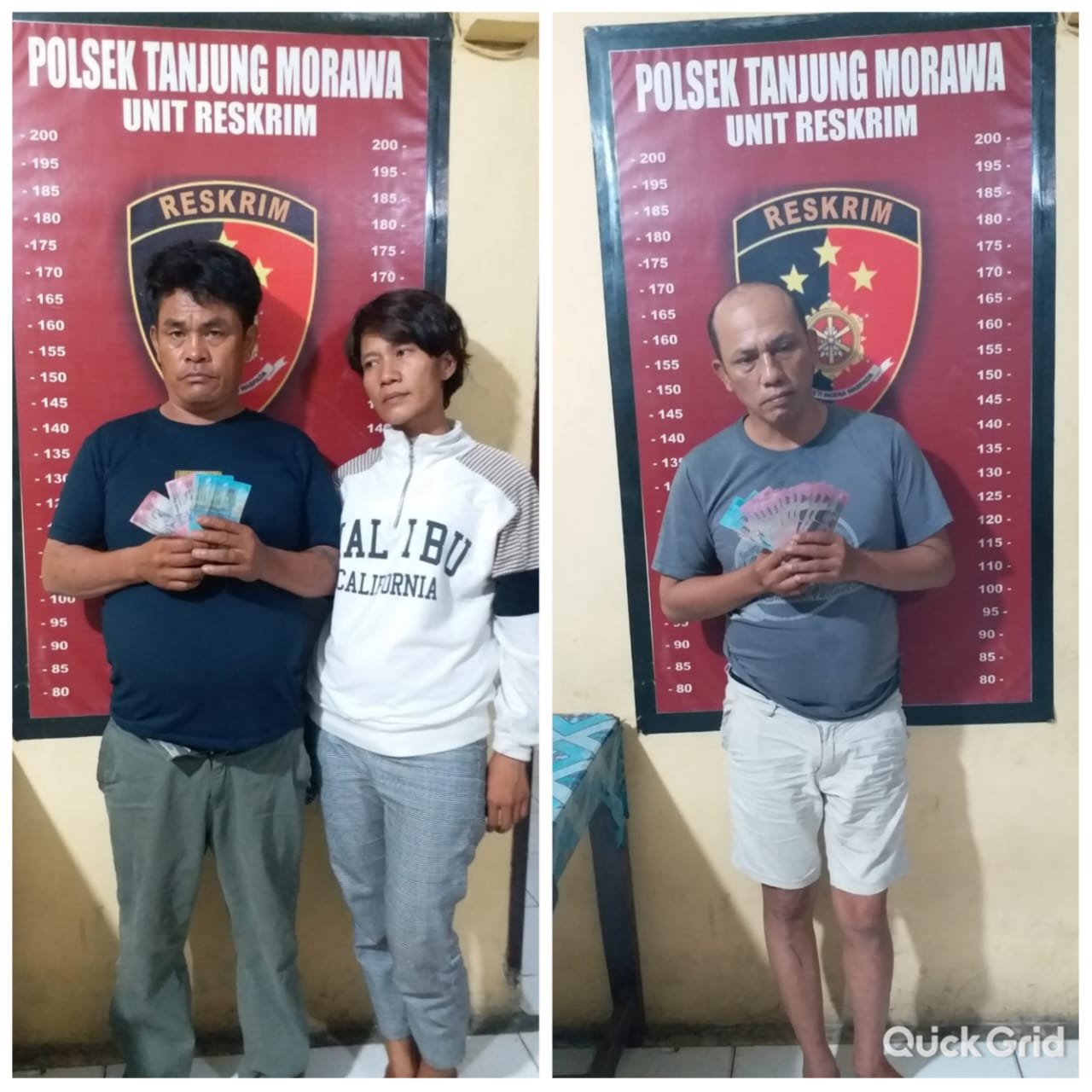 Polsek Tanjung Morawa Ciduk 3 Pengedar Uang Palsu Polsek Tanjung Morawa Ciduk 3 Pengedar Uang Palsu