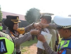 Polresta Deli Serdang Laksanakan Apel Gelar Pasukan Ops Keselamatan Toba 2024
