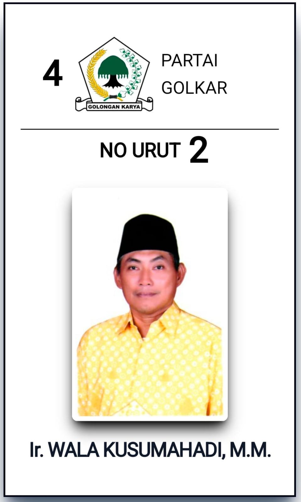 H. Wala Kusumahadi Siap Maju Calon Bupati Musi Banyuasin 2024-2029