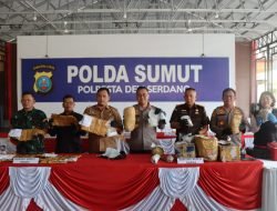 Polresta Deli Serdang Tangkap 167 Tersangka Narkoba