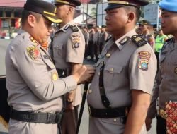 Kapolresta Deli Serdang Pimpin Sertijab Kasat Reskrim Dan Kapolsek Biru-Biru