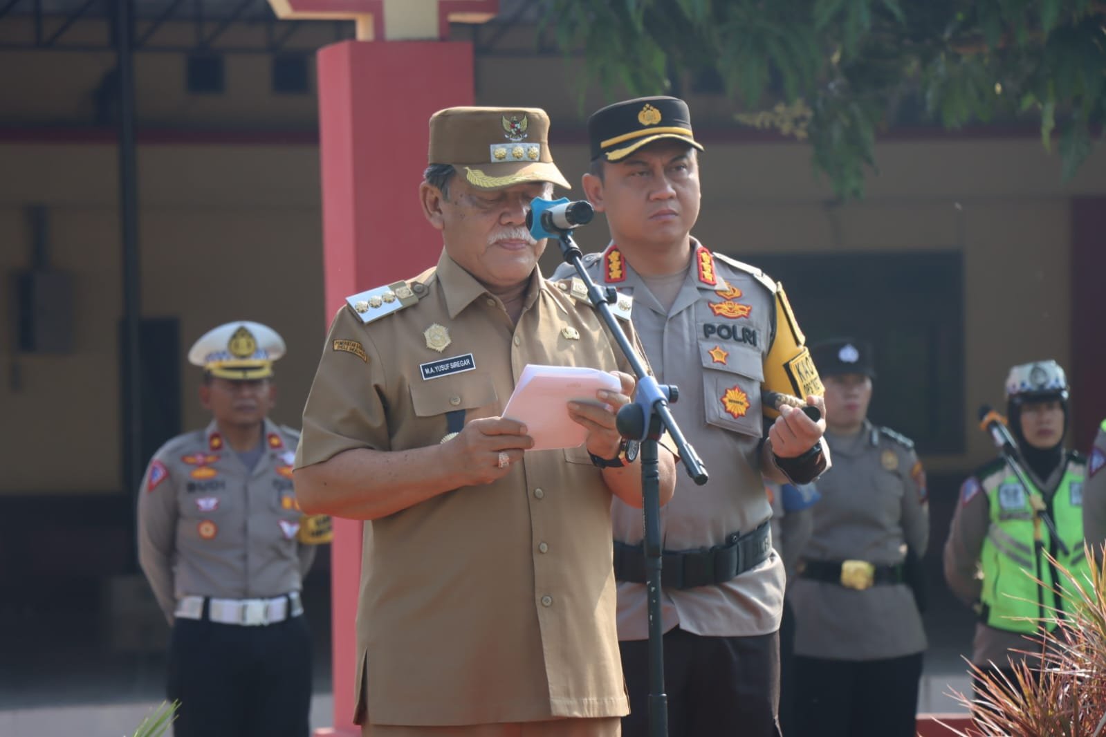 Polresta Deli Serdang Laksanakan Apel Gelar Pasukan Operasi Ketupat Toba 2024