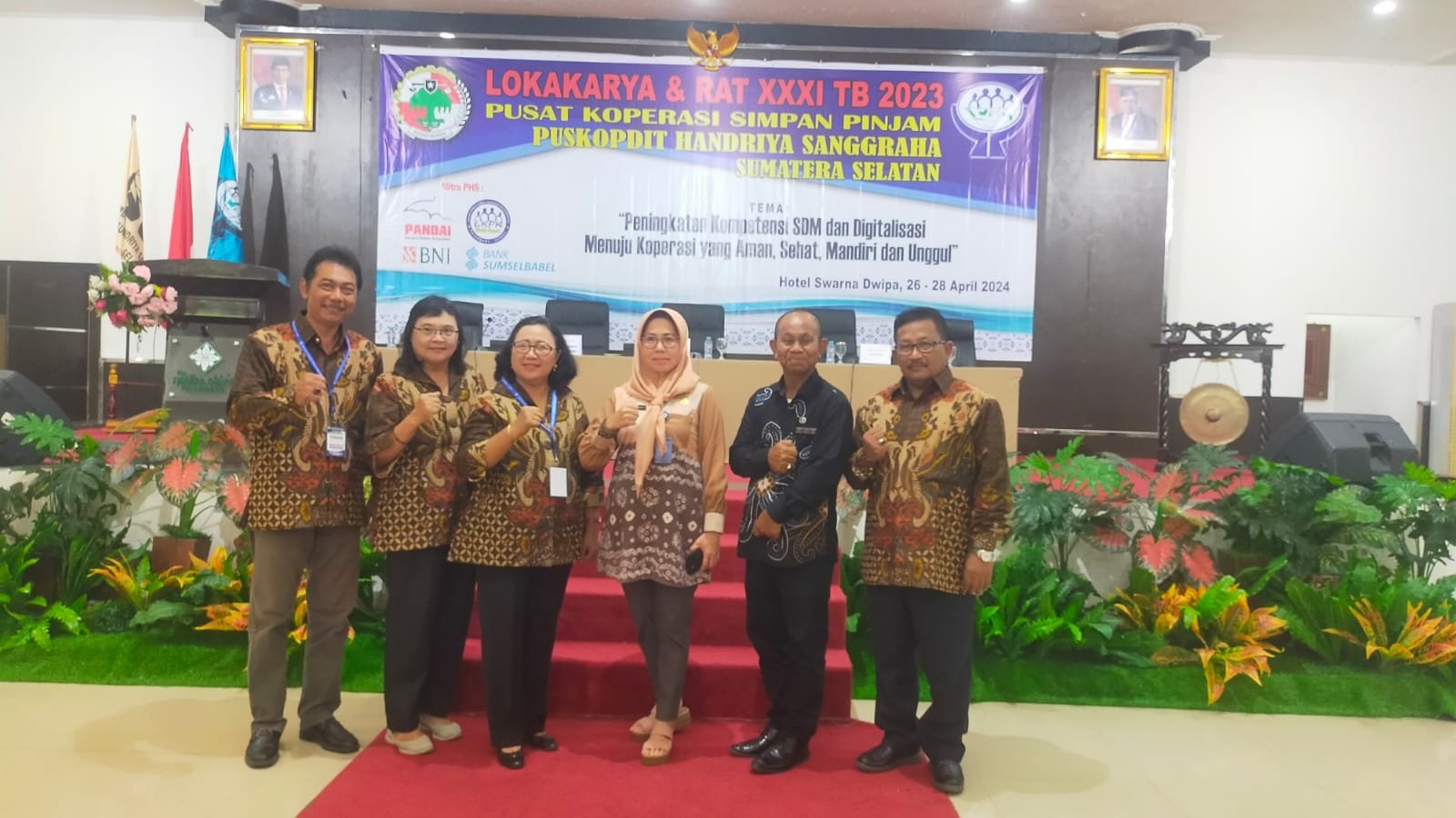 RAT XXXI Puskosipa Puskopdit PHS Sumsel Menuju Peningkatan Kompetensi SDM dan Digitalisasi