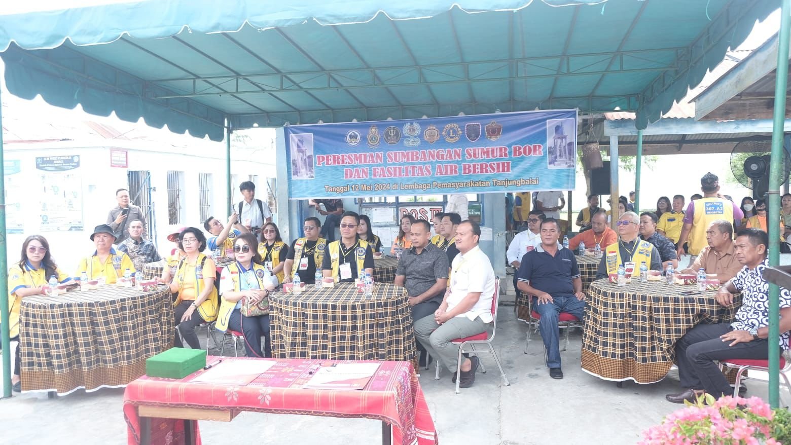 Kalapas Tanjung Balai Resmikan Hibah Sumur Bor Dari Lions Club Tanjung Balai Golden Shell