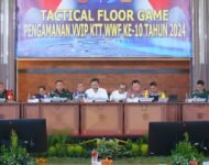 Jelang KTT World Water Forum, TNI Gelar Tactical Floor Game Di Bali