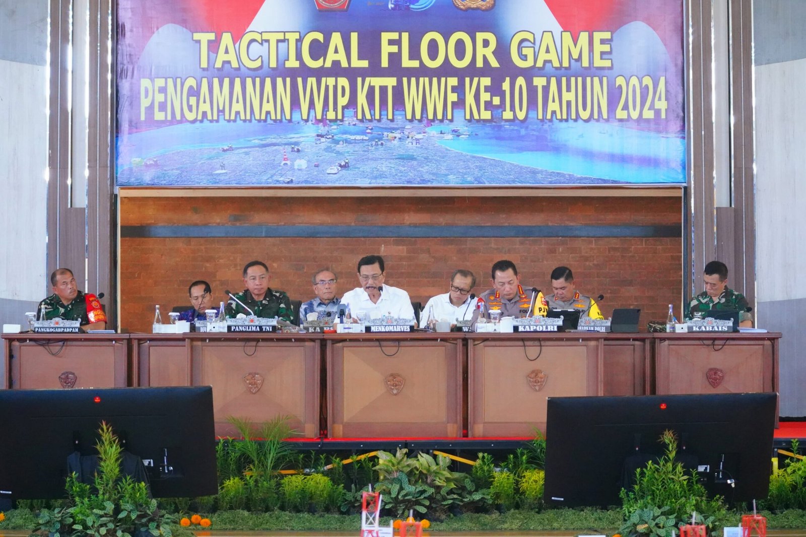 Jelang KTT World Water Forum, TNI Gelar Tactical Floor Game Di Bali Jelang KTT World Water Forum, TNI Gelar Tactical Floor Game Di Bali