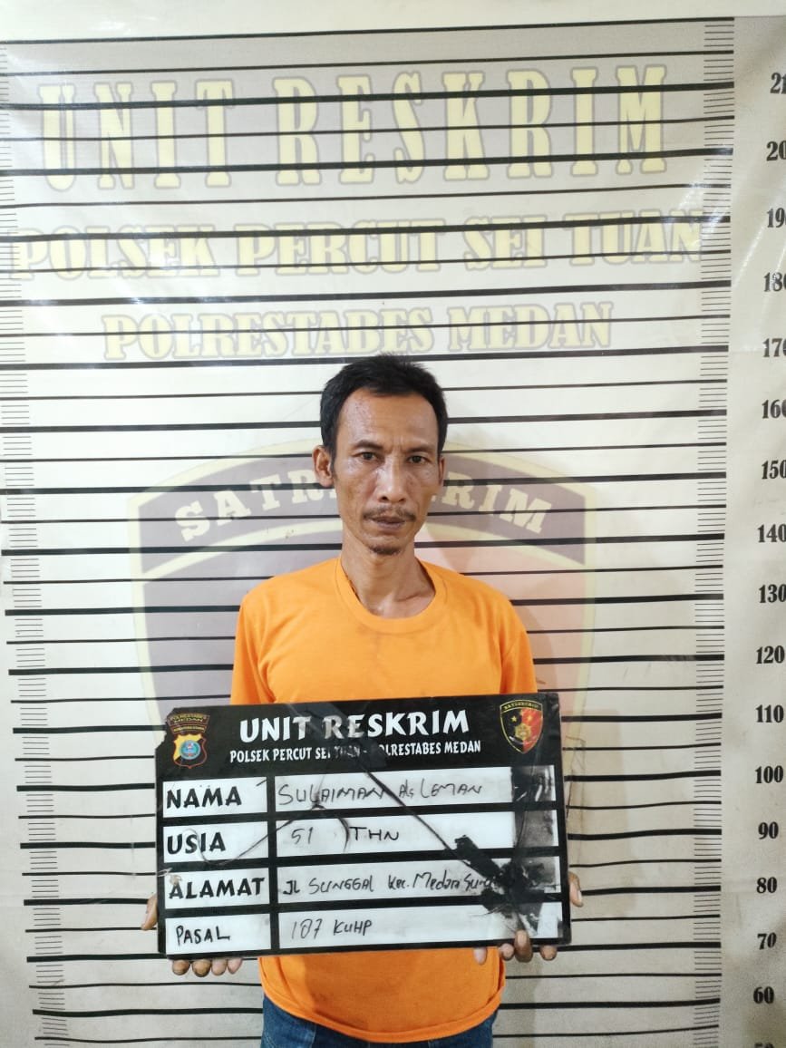 Polsek Medan Tembung Ungkap Pembakar Br Guru Singa