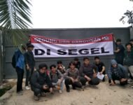 Aliansi Mahasiswa Demo Kantor Bupati, Dinas Cipta Karya Dan Kejari