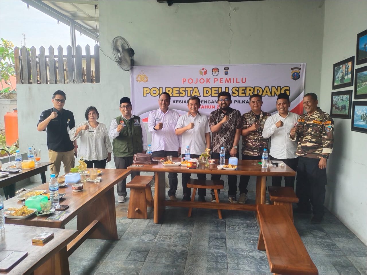 Polresta Deli Serdang Giat Pojok Pemilu, Menciptakan Harkamtibmas Jelang Pilkada 2024