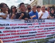Ada Apa, Atlet Muaythai Mendatangi KONI Sumsel
