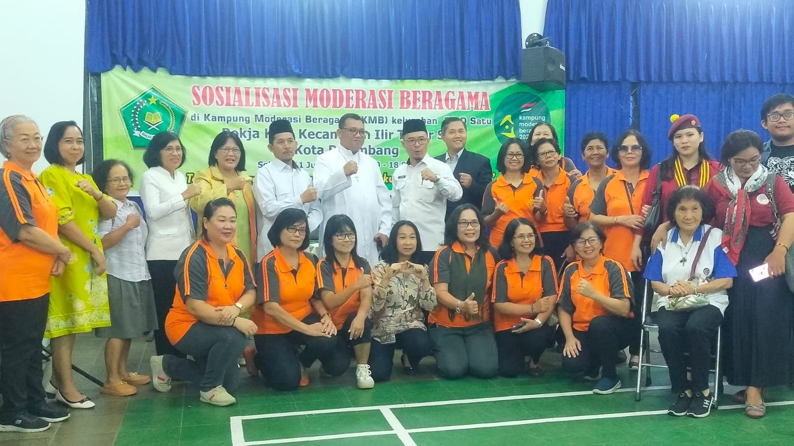 Bergerak Bersama Untuk Kerukunan Umat Beragama : Sosialisasi Moderasi Beragama Gereja Katolik St Yoseph Palembang