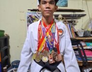 Rouin Romito Lumban Gaol Raih Juara 1 POPKAB Cabor Karate
