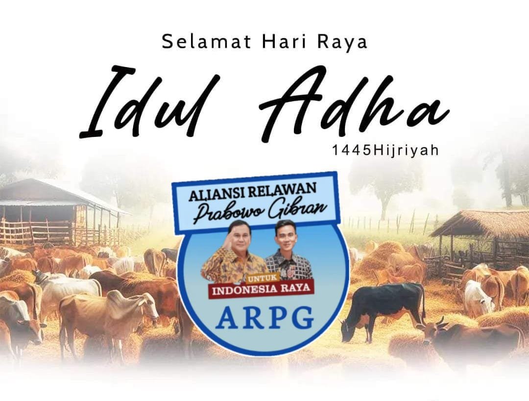 Kornas Aliansi Relawan Prabowo Gibran Ucapkan Selamat Hari Raya Idul Fitri 1445 H