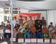 HUT Bhayangkara ke-78, Polresta Deli Serdang Serahkan Beasiswa, Penanaman Pohon, Penaburan Bibit Ikan Dan Pemberian Sembako Kepada Masyarakat