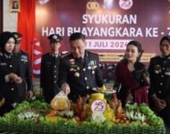 Polresta Deli Serdang Upacara Dirgahayu Bhayangkara Ke-78 Tahun 2024