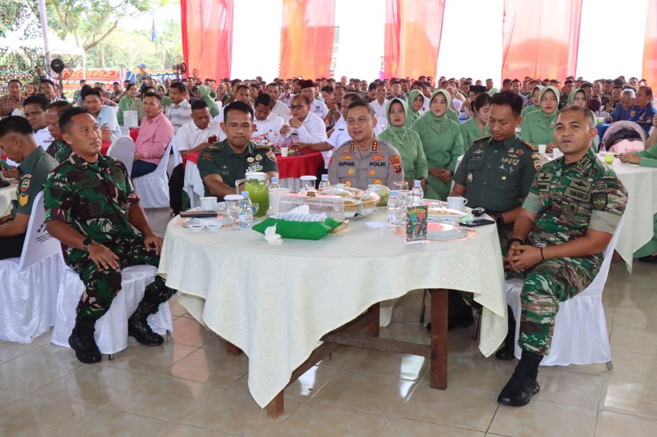 Kapolresta Deli Serdang Hadiri Syukuran HUT Yonif 121 / Macan Kumbang Ke-62