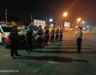 Polresta Deli Serdang Giat Patroli Blue Light