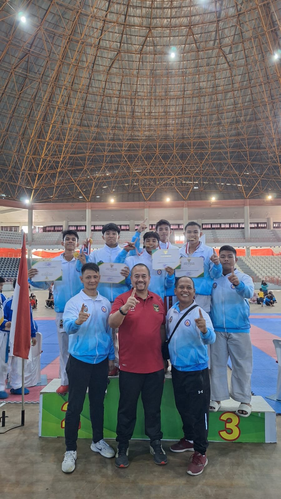 Tim Karate-Ka Deli Serdang Sabet Medali Emas KUMITE Beregu Putra Popprovsu 2024 Tim Karate-Ka Deli Serdang Sabet Medali Emas KUMITE Beregu Putra Popprovsu 2024