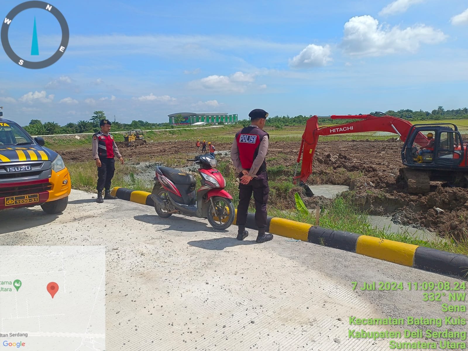 Polresta Deli Serdang Rutin Giat Pengamanan Sport Center