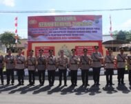 Kapolresta Deli Serdang Pimpin Serah Terima Jabatan 2 Kabag dan 5 Kapolsek Jajaran Polresta Deli Serdang