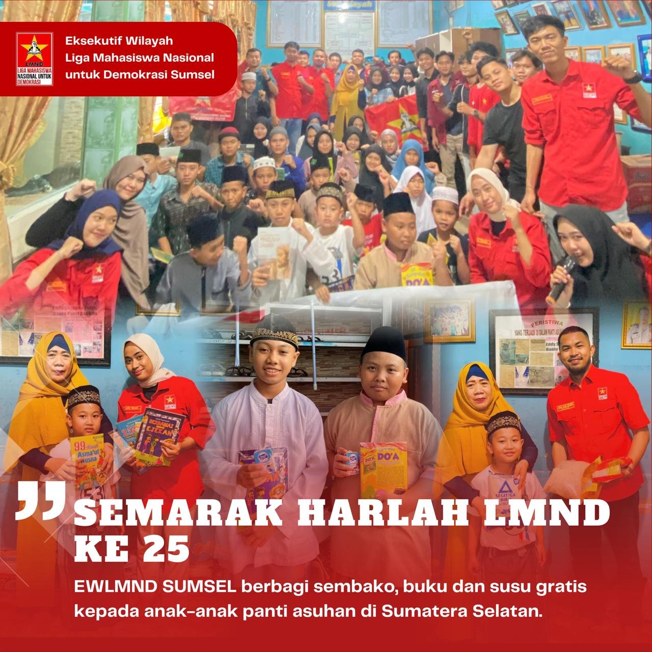 Rangkaian Menuju Puncak Hari Lahir LMND Yang ke 25 Tahun Rangkaian Menuju Puncak Hari Lahir LMND Yang ke 25 Tahun