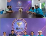 BNNK Cianjur Bersinergi Dengan Lembaga IPWL GMDM BAKORNAS DPW Kabupaten Cianjur Dalam Kegiatan P4GN