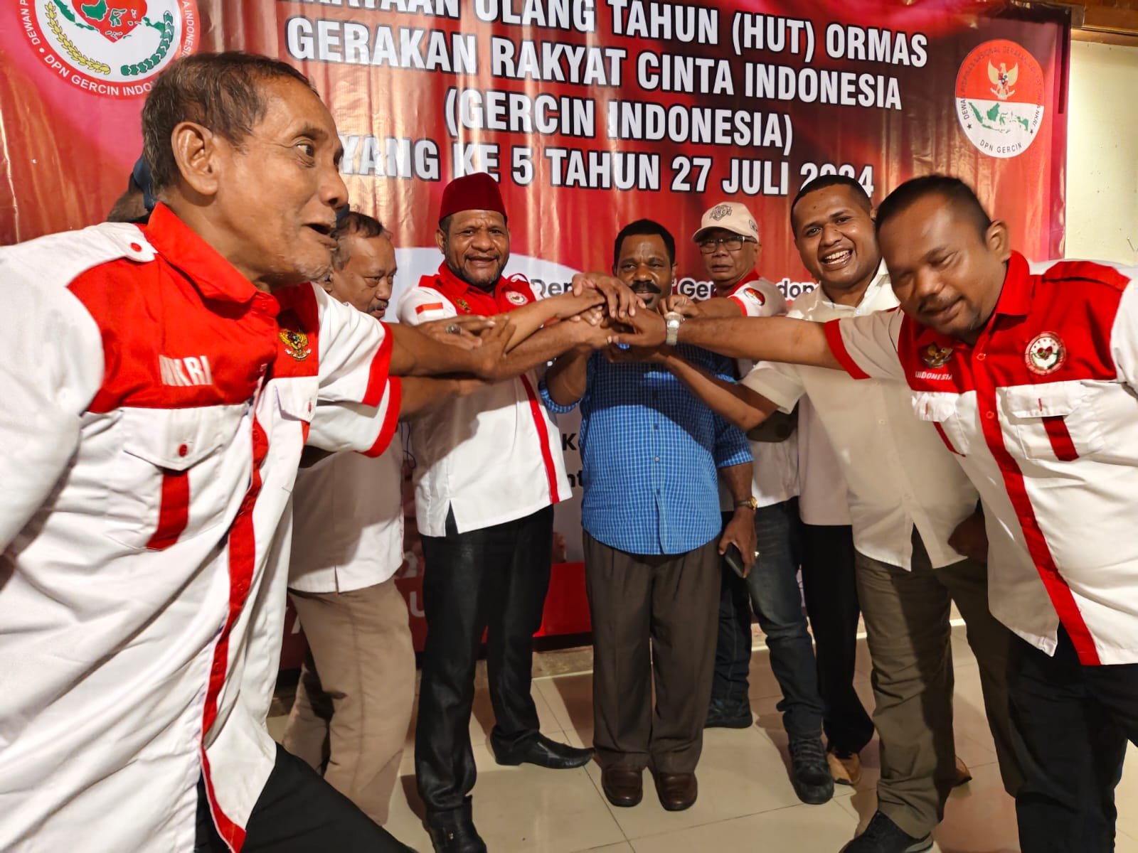 Staf Khusus Menteri Pertahanan RI Hadiri Acara HUT Gercin Indonesia Yang Ke 5 Tahun