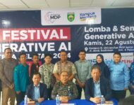 Festival Generative AI Sumsel Universitas MDP dibuka oleh H. Awalluddin, S.Pd, M.Si