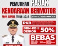 Pengumuman ” Masyarakat Prabumulih Ada Pemutihan Pajak Kendaraan Bermotor di Samsat Prabumulih